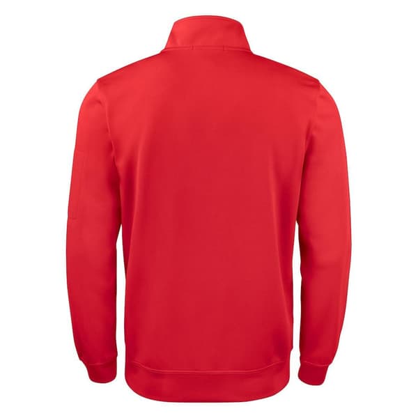Clique Unisex Vuxen Basic Active Quarter Zip Sweatshirt XXL Röd Red XXL