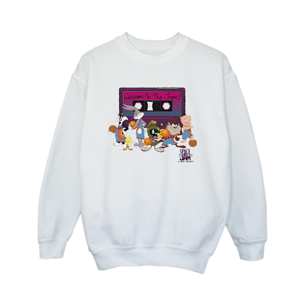 Space Jam: A New Legacy Boys Team Cassette Sweatshirt 3-4 år White 3-4 Years