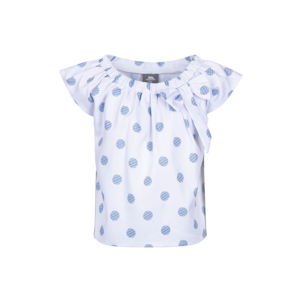 Trespass Girls Tenderly Top 2-3 år Vit/Blå White/Blue 2-3 Years