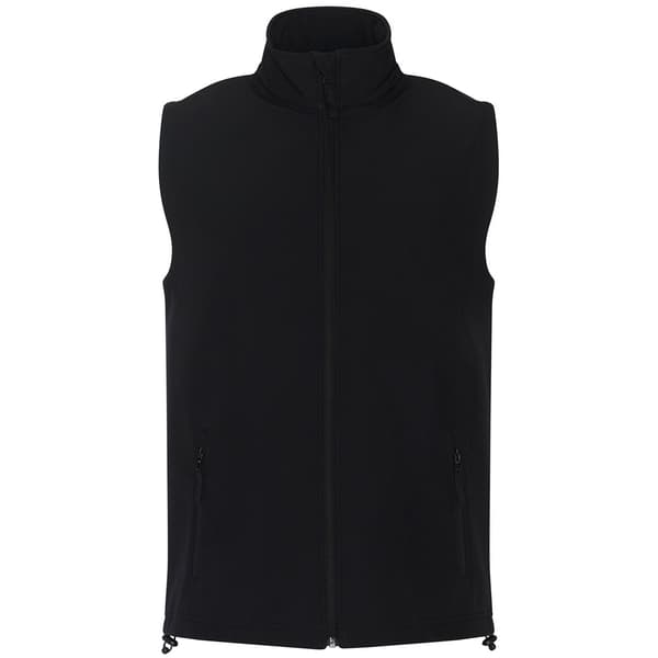 PRO RTX Herr Softshell 2-lagers Gilet XS Svart Black XS