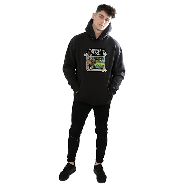Scooby Doo Herr Mystery Machine Hoodie M Svart Black M