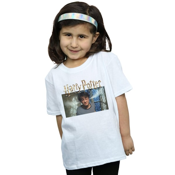 Harry Potter Girls Steam Ears Bomull T-shirt 5-6 år Vit White 5-6 Years