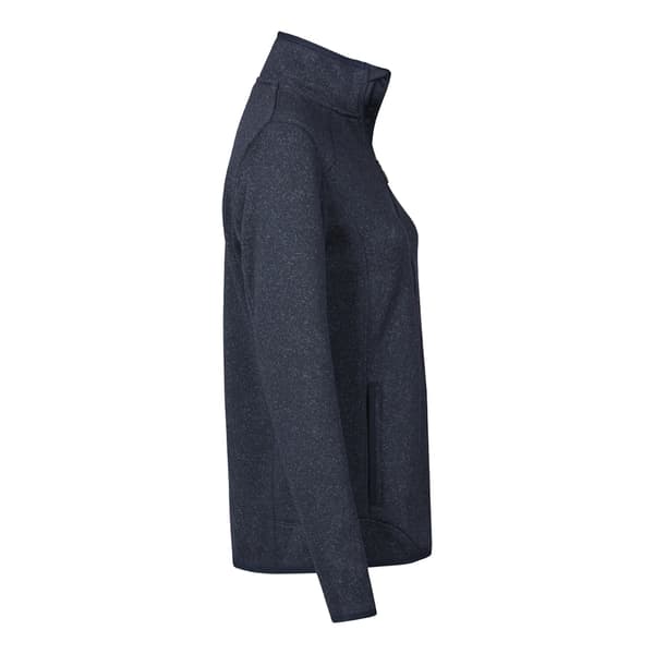 Tee Jays Dam/Dam Stickad Utomhusfleecejacka M Marin Mel Navy Melange M