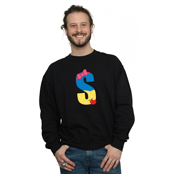 Disney Herr Alphabet S Is For Snow White Sweatshirt M Svart Black M