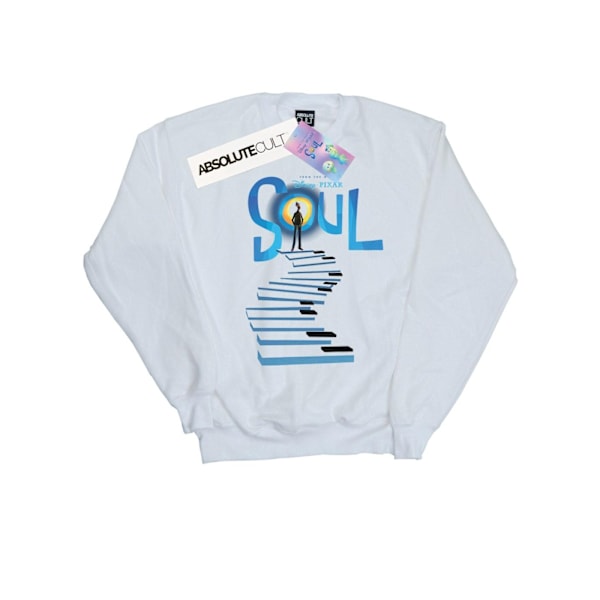 Disney Boys Soul Poster Art Sweatshirt 5-6 år Vit White 5-6 Years