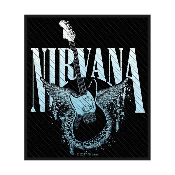 Nirvana Jag-Stang Wings Kylskåpsmagnet One Size Svart/Vit/Blå Black/White/Blue One Size