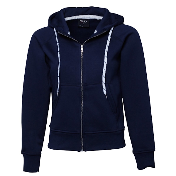 Tee Jays Dam/Kvinnor Full Zip Hooded Sweatshirt M Marinblå Navy Blue M