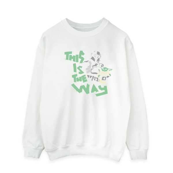 Star Wars Herr The Mandalorian This Is The Way Duo Sweatshirt M White M