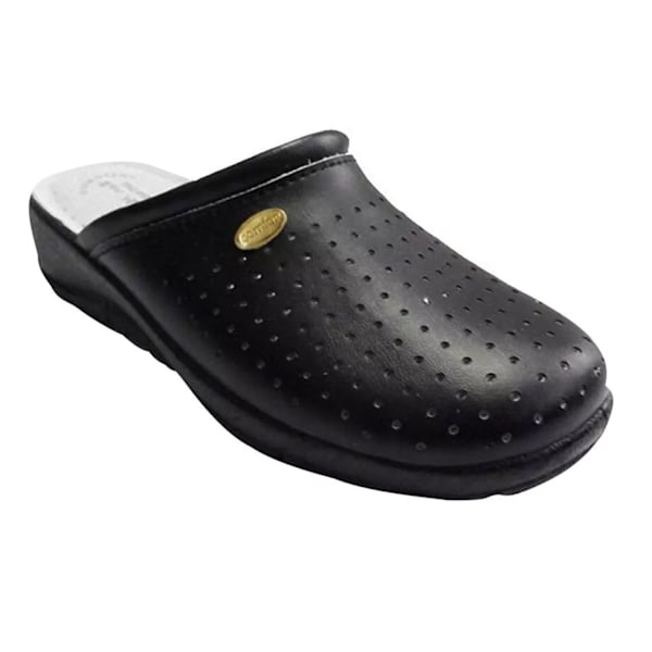 Dek Damskor/Damtofflor i Läder Storlek 6 UK Svart Black 6 UK