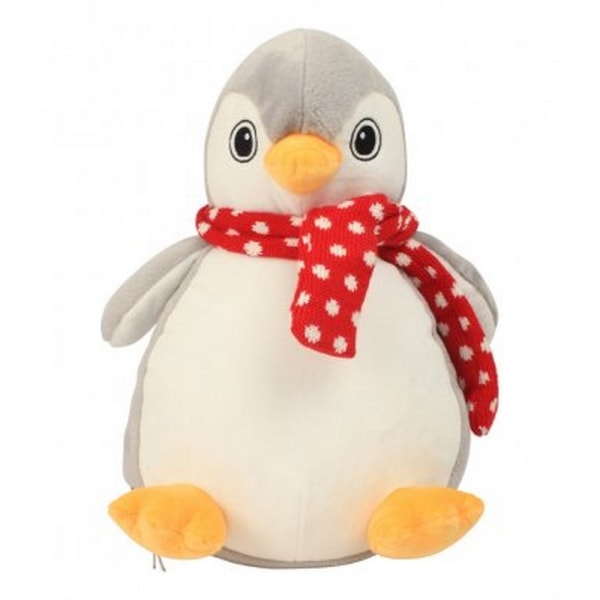 Mumbles Zippie Penguin Soft Toy One Size Grå/Vit Grey/White One Size