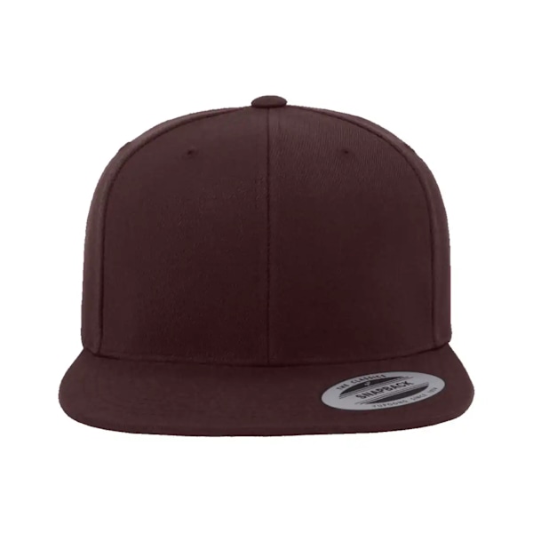 Yupoong herr The Classic Premium Snapback keps One Size brun Brown One Size