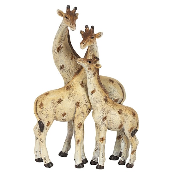 Something Different Giraffe Familj Ornament En Storlek Kräm/Brun Cream/Brown One Size