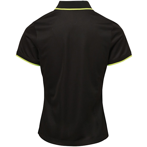 Premier Dam/Dam Contrast Coolchecker Poloskjorta M Svart/Lime Black/Lime M