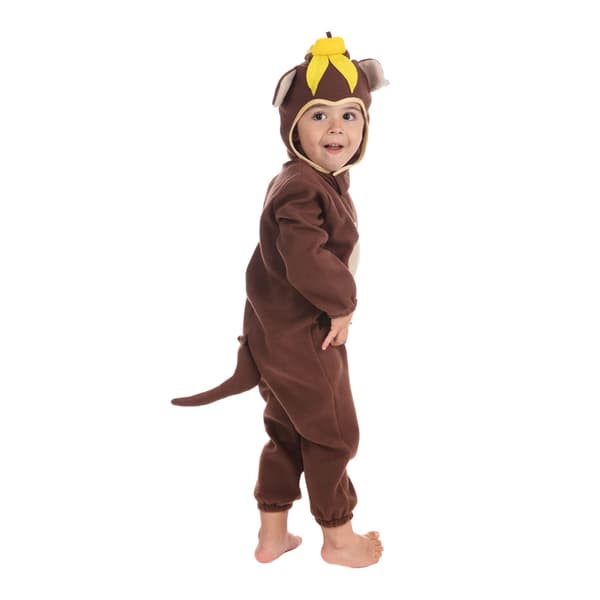 Bristol Novelty Barn/Barn Monkey Kostymset 7-8 år Bro Brown/Cream 7-8 Years