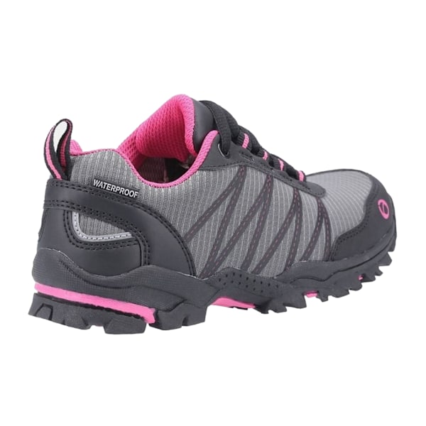 Cotswold Childrens/Kids Little Dean Lace Up Hiking Waterproof T Pink/Grey 1 UK