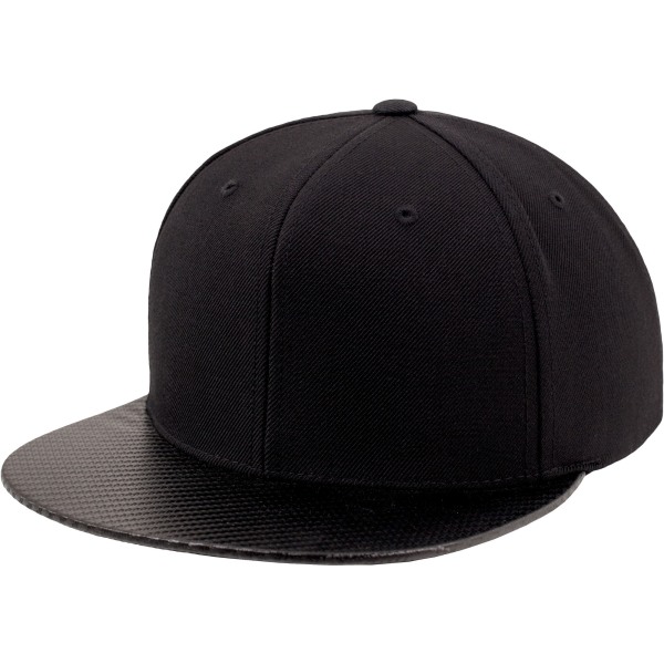 Flexfit från Yupoong Unisex Carbon Snapback Cap One Size Svart Black One Size