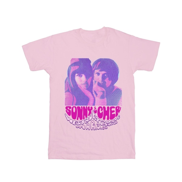 Sonny & Cher Mens Westbury Music Fair T-shirt XL Babyrosa Baby Pink XL