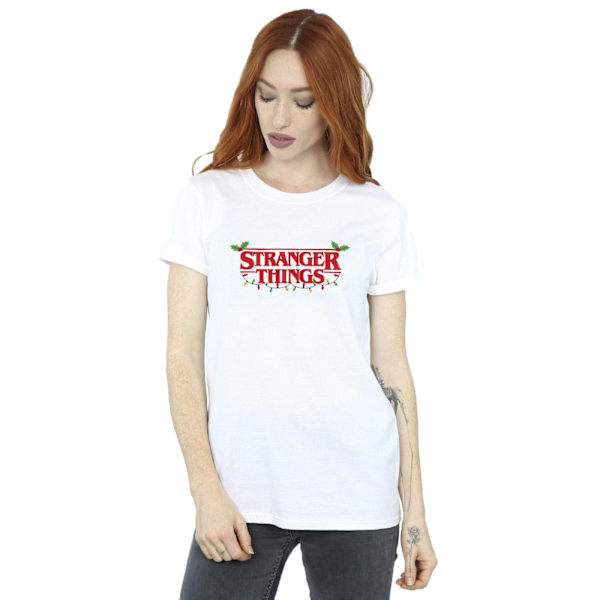 Netflix Dam/Damer Stranger Things Julbelysning Bomull B White XL