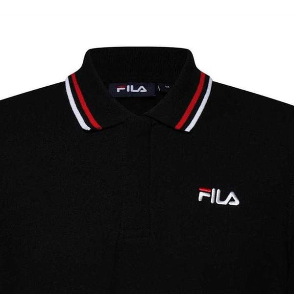 Fila Herr Bowey Pikétröja XL Svart Black XL
