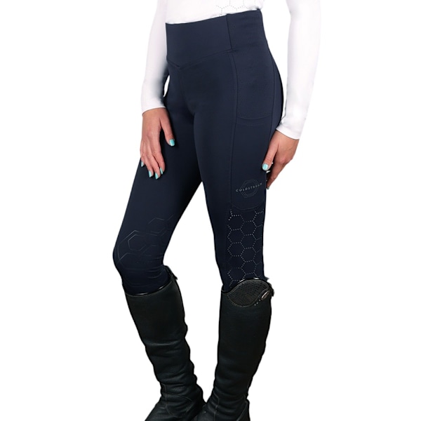 Coldstream Dam/Kvinna Ecclaw Elite Kompressionsridbyxor Black S