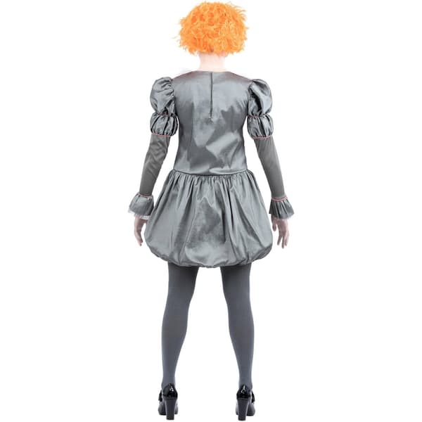 IT Chapter Two Dam/Dam Pennywise Kostymset S Grå/Röd/W Grey/Red/White S