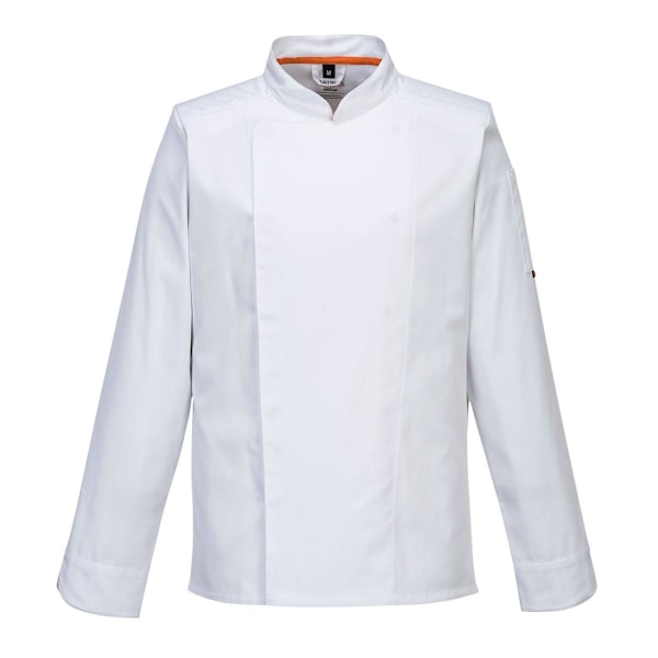 Portwest Pro Air-Mesh Långärmad Kockjacka Herr XS Vit White XS