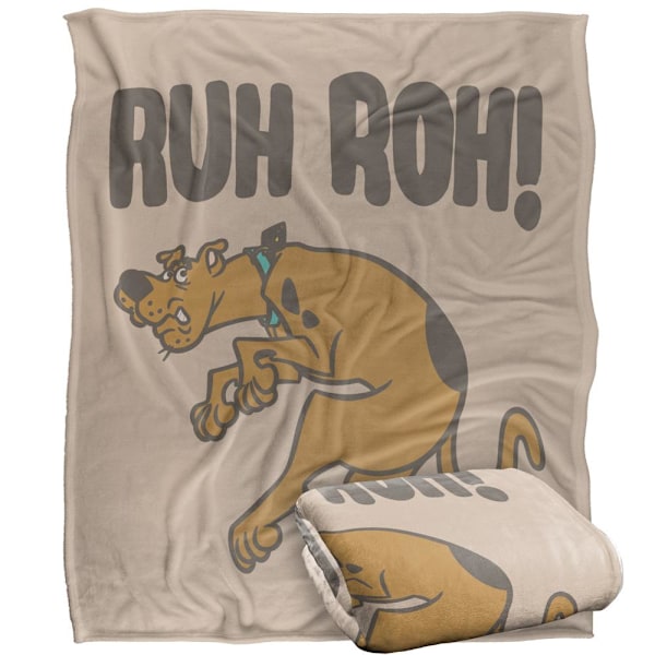 Scooby Doo Ruh Roh Filt En Storlek Flerfärgad Multicoloured One Size