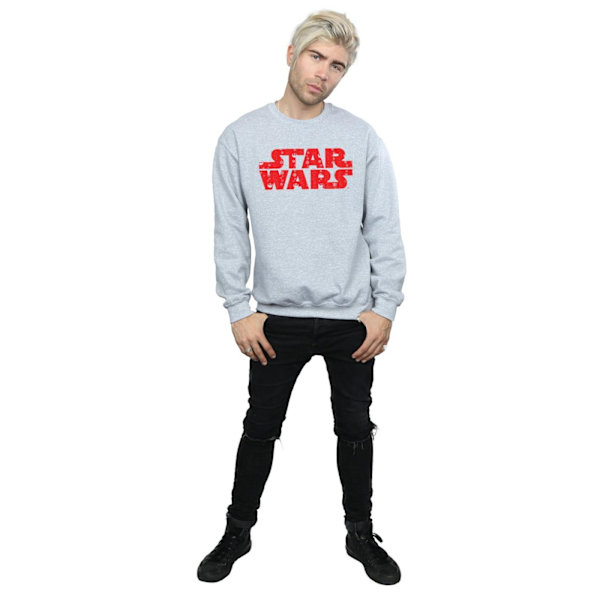 Star Wars Jultröja med logotyp för män, 3XL, sportgrå Sports Grey 3XL