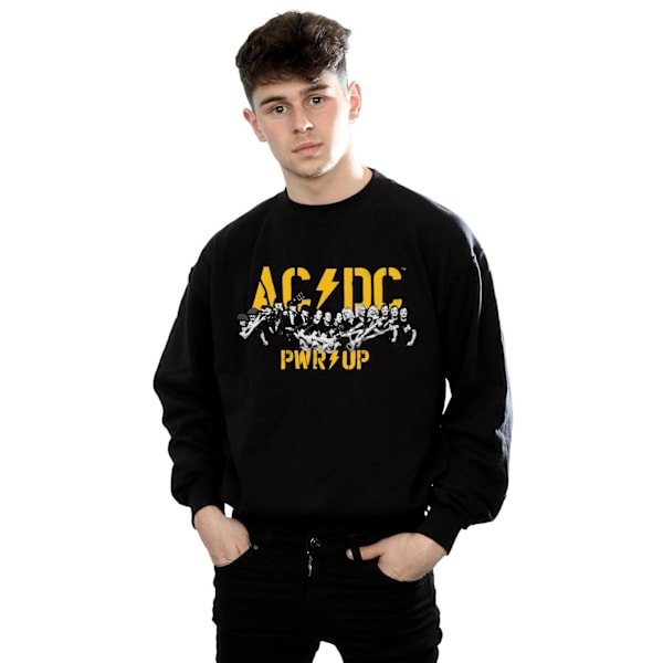 AC/DC PWR UP Portrait Motion Sweatshirt M Svart Black M