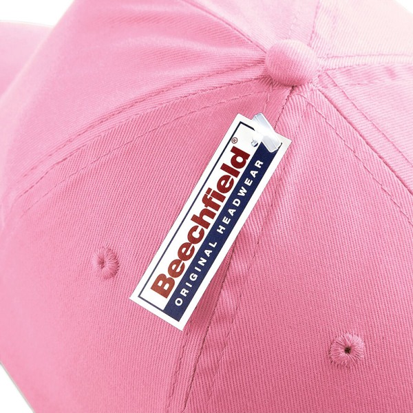 Beechfield Plain Unisex Junior Original 5 Panel Baseball Cap På Classic Pink One Size