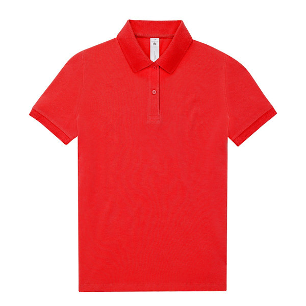 B&C Dam/Dam My Polo Shirt 14 UK Röd Red 14 UK