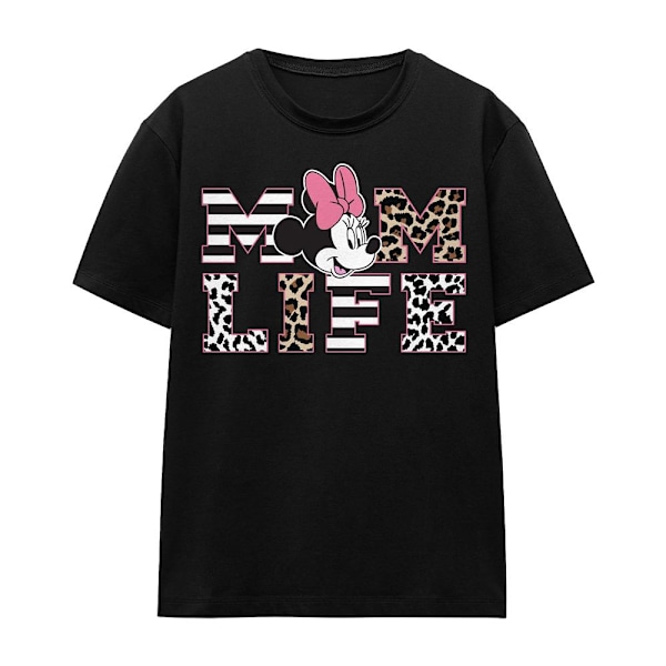 Minnie Mouse Unisex Vuxen Mom Life T-Shirt S Svart Black S