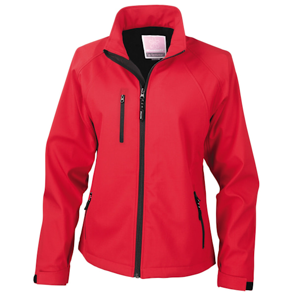 Result Dam/Dam Soft Shell Jacka 18 UK Röd Red 18 UK