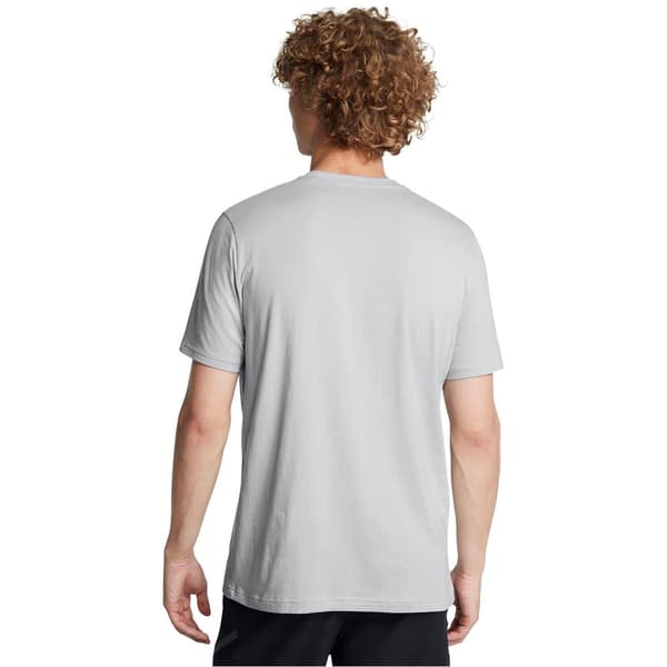 Under Armour Herr Sliced Chest Logo Regular T-Shirt S Ljusgrå Light Grey S