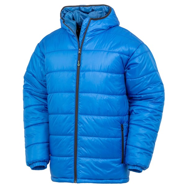 Result Äkta Återvunnen Unisex Vuxen Återvunnen Vadderad Parka XL R Royal Blue XL