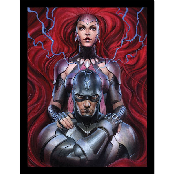Marvel Royals inramad affisch 40cm x 30cm flerfärgad Multicoloured 40cm x 30cm