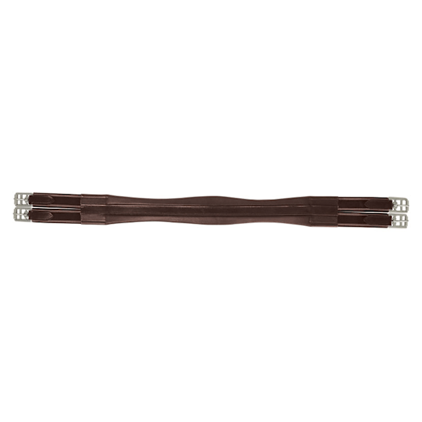 HyCOMFORT Läderpaddad Dubbel Elastisk Atherstone Sadelgjord 40 Brown 40in