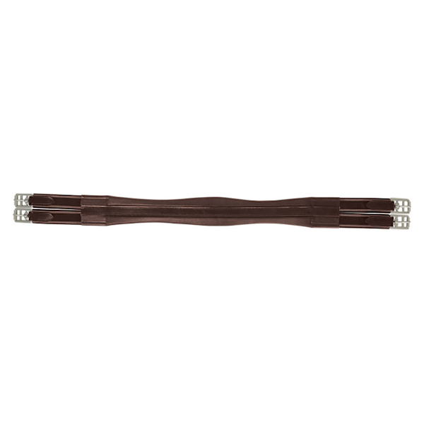 HyCOMFORT Läderpaddad Dubbel Elastisk Atherstone Sadelgjord 42 Brown 42in