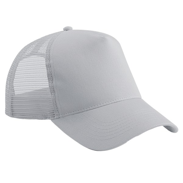 Beechfield Unisex Vuxen Snapback Trucker Cap En Storlek Ljusgrå Light Grey One Size