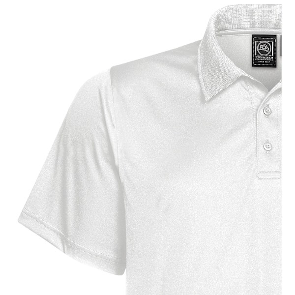 Stormtech Mens Eclipse H2X-Dry Pique Polo M Vit White M