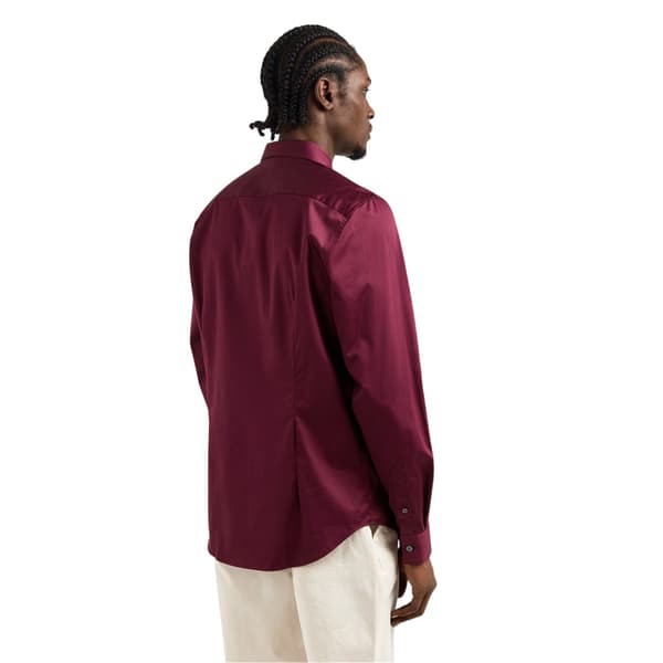 Ted Baker Herr Oxford Krage Långärmad Skjorta M Oxblod Oxblood M