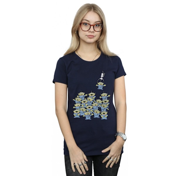 Disney Dam/Kvinnor Toy Story The Claw Bomull T-shirt S Mörk Marinblå Deep Navy S