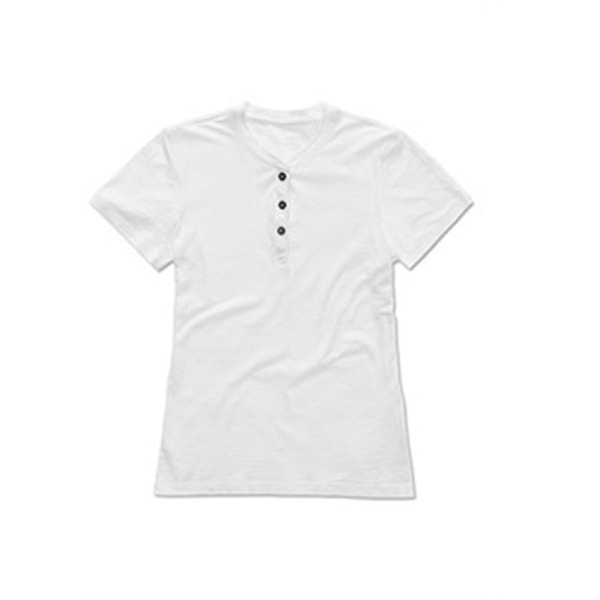 Stedman Sharon Henley T-shirt dam/dam M Vit White M