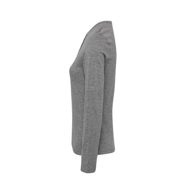 Premier Dam/Kvinnors Långkalsong Rullärm Tee M Gråmelerad Grey Marl M