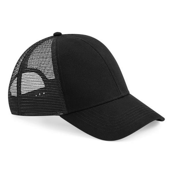 Beechfield Unisex Truckerkeps för vuxna, One Size, Svart Black One Size
