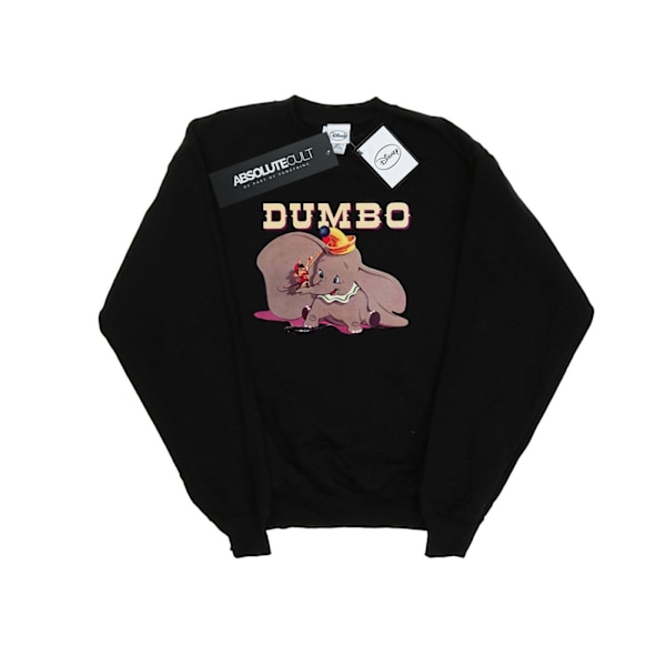 Disney Boys Dumbo Timothy's Trombone Sweatshirt 7-8 år Svart Black 7-8 Years