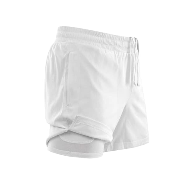 Spiro Herr Återvunna Löparshorts 3XL Vit White 3XL