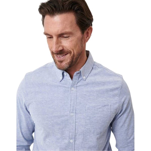 Saltwell herrskjorta med normal passform S denim Denim S
