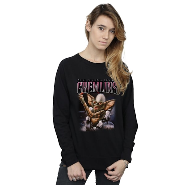 Gremlins Dam/Dam Spike Montage Sweatshirt XXL Svart Black XXL
