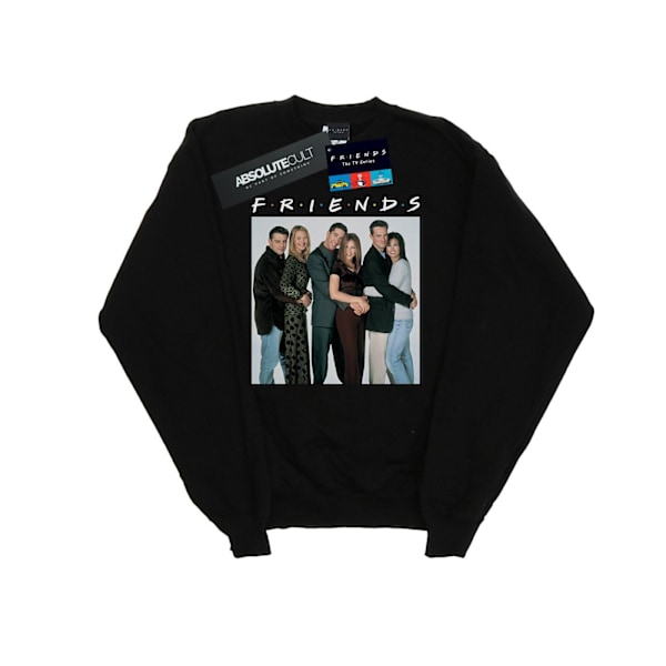 Friends Dam/Damer Gruppfoto Kramar Sweatshirt XXL Svart Black XXL